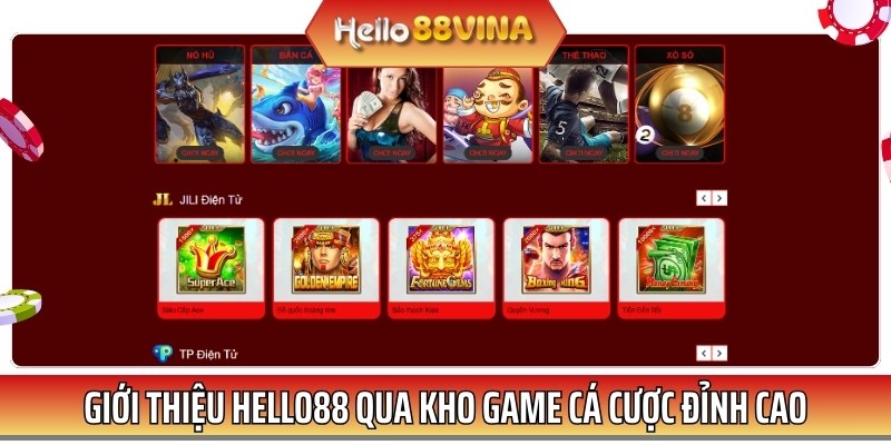 Giới thiệu kho game đình đám làm nên tên tuổi của HELLO88