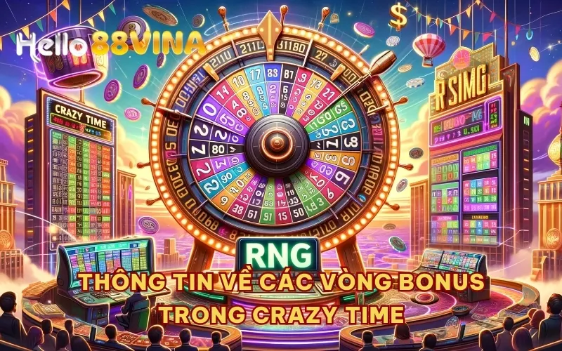 Thông tin về các vòng Bonus trong Crazy Time